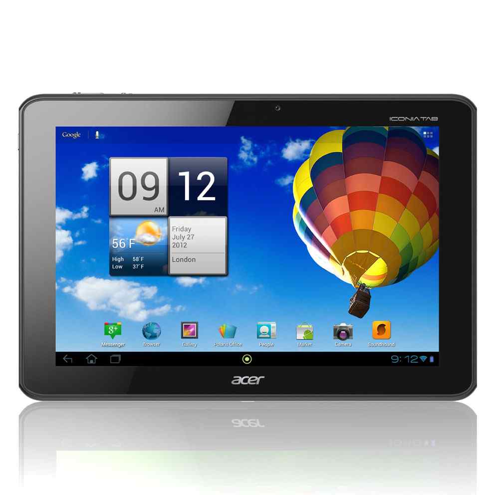Acer Iconia Tab A510 10  Tegra 3 32gb Wifi Silver